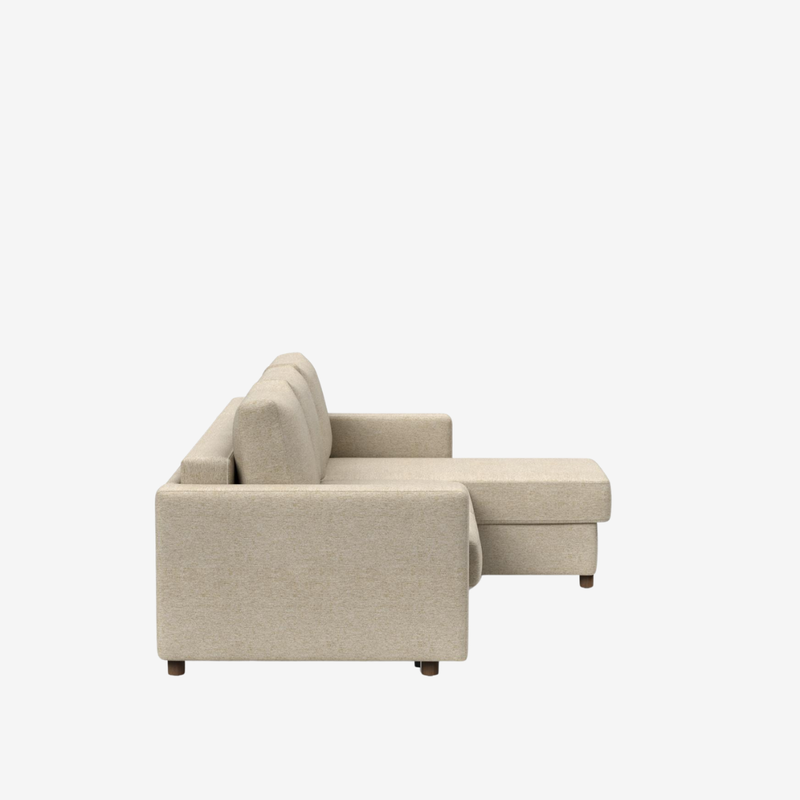 Innovation Living - Neah Sleeper Sectional with Chaise, Slim, Standard, or Curved Arms in Full, Queen, or King