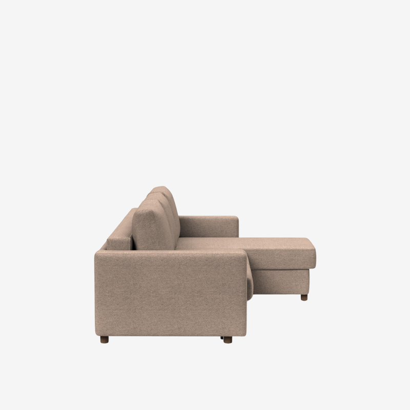 Innovation Living - Neah Sleeper Sectional with Chaise, Slim, Standard, or Curved Arms in Full, Queen, or King
