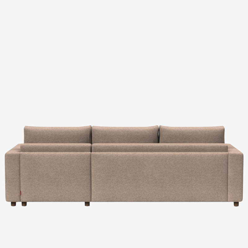 Innovation Living - Neah Sleeper Sectional with Chaise, Slim, Standard, or Curved Arms in Full, Queen, or King