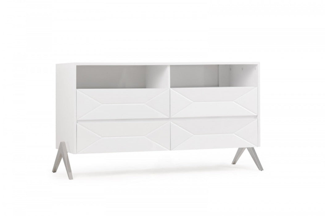 Jubilee Furniture - Cath Modern White Bedroom Set