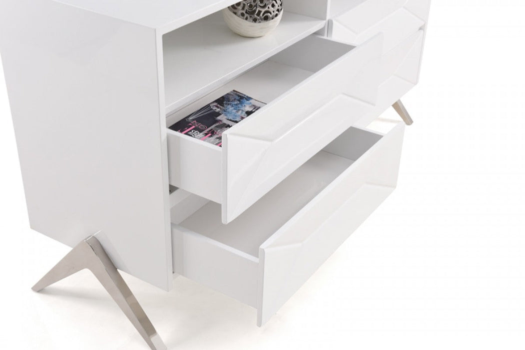 Jubilee Furniture - Cath Modern White Bedroom Set