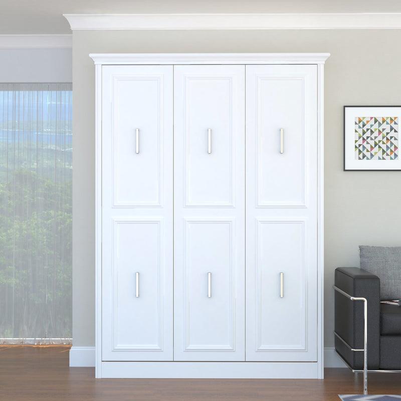 Leto Muro - Alegra Queen Portrait Wall Bed in White Finish ALEGQNP