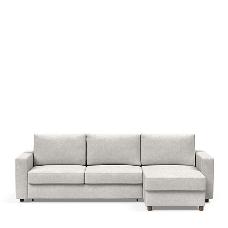 Innovation Living - Neah Sleeper Sectional with Chaise, Slim, Standard, or Curved Arms in Full, Queen, or King
