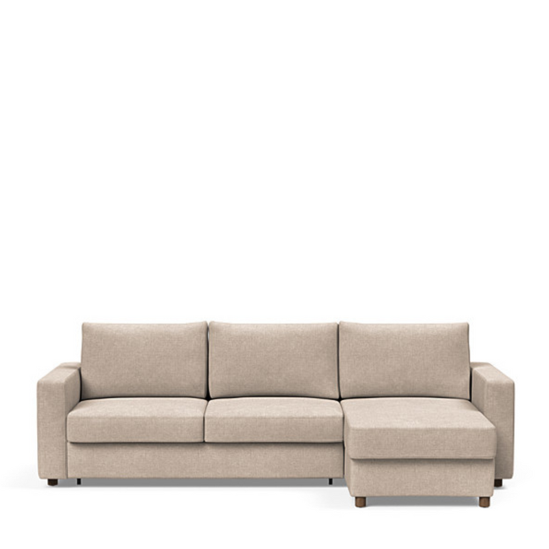Innovation Living - Neah Sleeper Sectional with Chaise, Slim, Standard, or Curved Arms in Full, Queen, or King