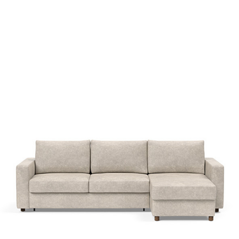 Innovation Living - Neah Sleeper Sectional with Chaise, Slim, Standard, or Curved Arms in Full, Queen, or King