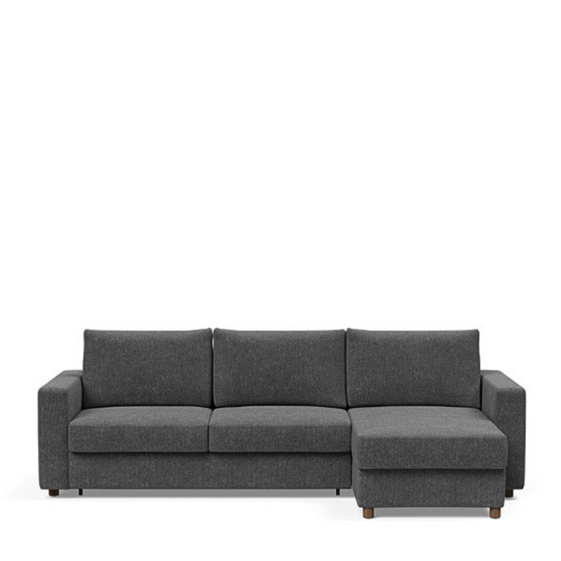 Innovation Living - Neah Sleeper Sectional with Chaise, Slim, Standard, or Curved Arms in Full, Queen, or King