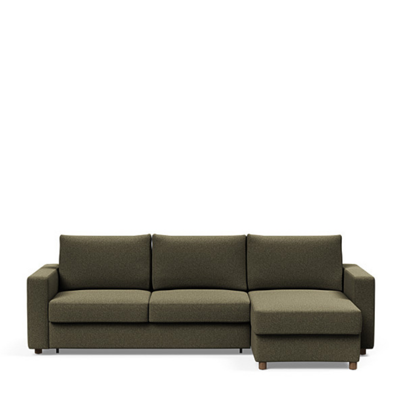 Innovation Living - Neah Sleeper Sectional with Chaise, Slim, Standard, or Curved Arms in Full, Queen, or King