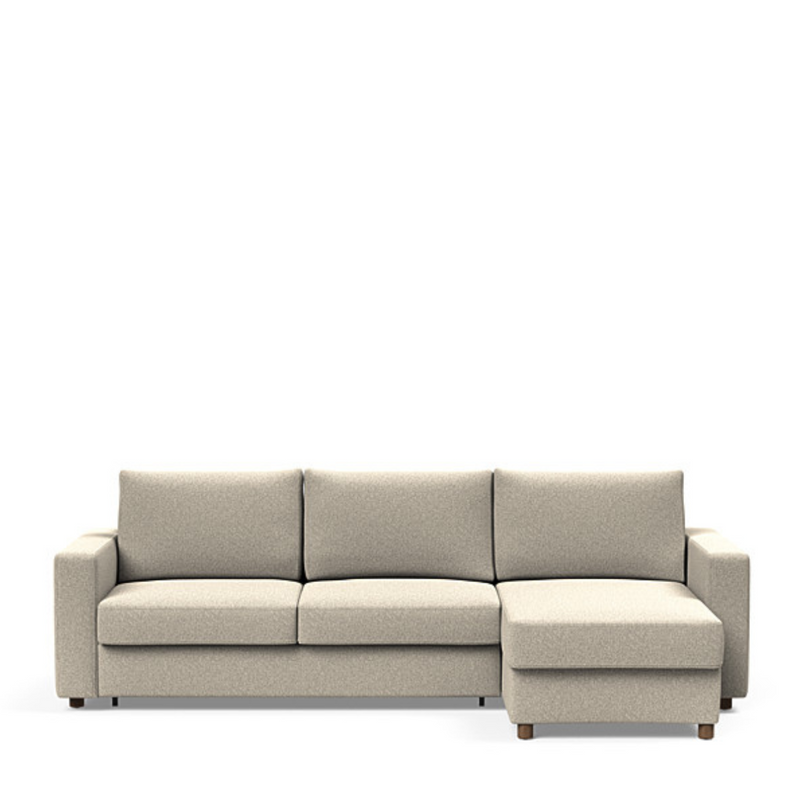 Innovation Living - Neah Sleeper Sectional with Chaise, Slim, Standard, or Curved Arms in Full, Queen, or King
