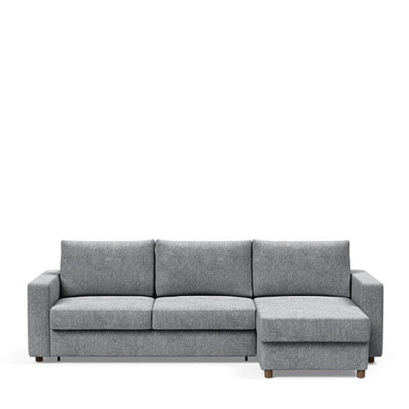 Innovation Living - Neah Sleeper Sectional with Chaise, Slim, Standard, or Curved Arms in Full, Queen, or King