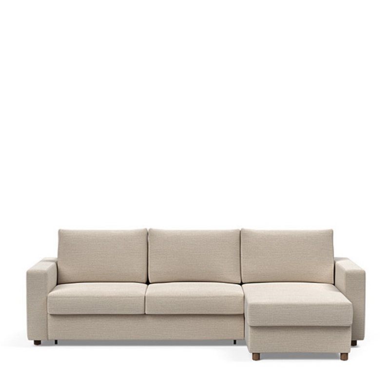 Innovation Living - Neah Sleeper Sectional with Chaise, Slim, Standard, or Curved Arms in Full, Queen, or King