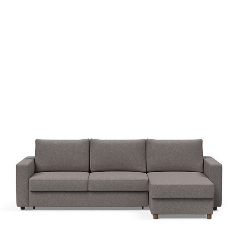 Innovation Living - Neah Sleeper Sectional with Chaise, Slim, Standard, or Curved Arms in Full, Queen, or King