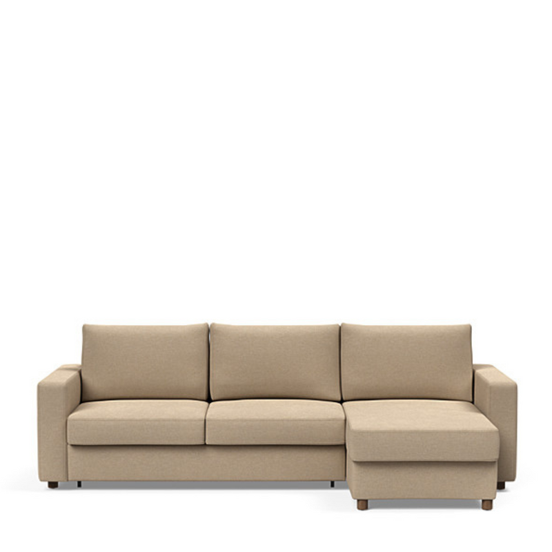 Innovation Living - Neah Sleeper Sectional with Chaise, Slim, Standard, or Curved Arms in Full, Queen, or King