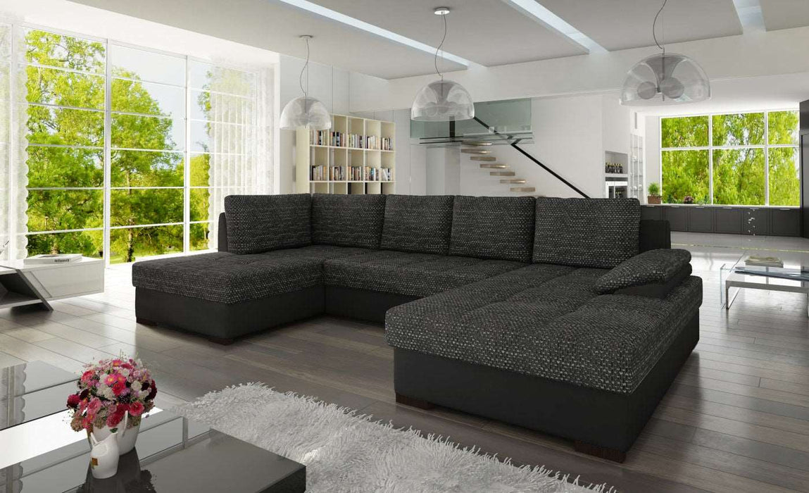 Maxima House - NELLY MAX Full Size Sectional Sleeper with Storage