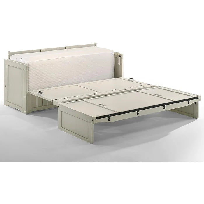 Night and Day - Murphy Cube 3 Cabinet Bed in Vintage White or Rustic Brown