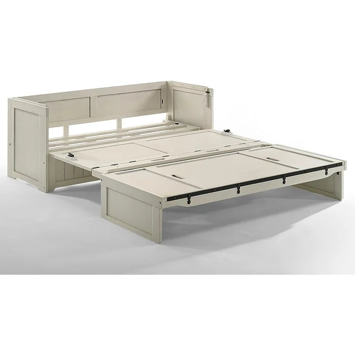 Night and Day - Murphy Cube 3 Cabinet Bed in Vintage White or Rustic Brown