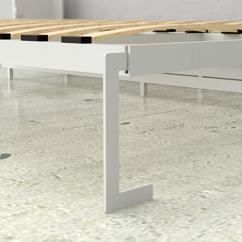 Leto Muro - Alegra Full Landscape Wall Bed in White Finish