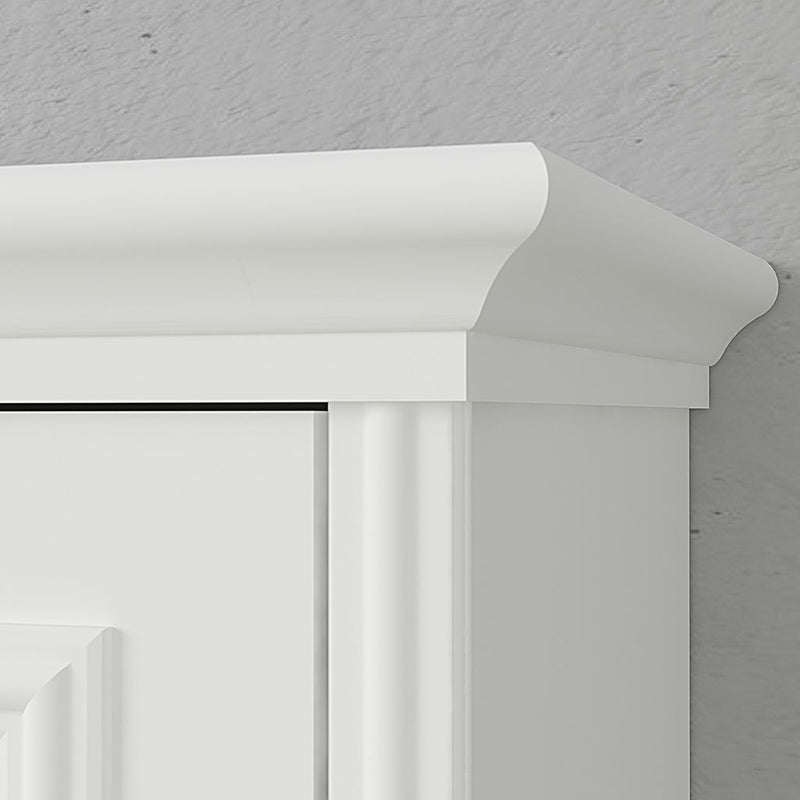 Leto Muro - Alegra Full Landscape Wall Bed in White Finish