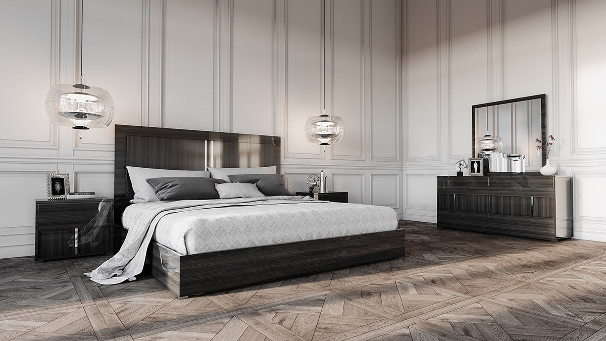 Jubilee Furniture - Axman Italian Modern Grey Bedroom Set