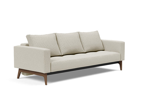 Innovation Living - Cassius Quilt Dark Wood Sofa Bed