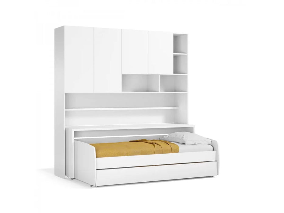 Multimo - Eco Compact Full Sofa and Cabinet Murphy Bed