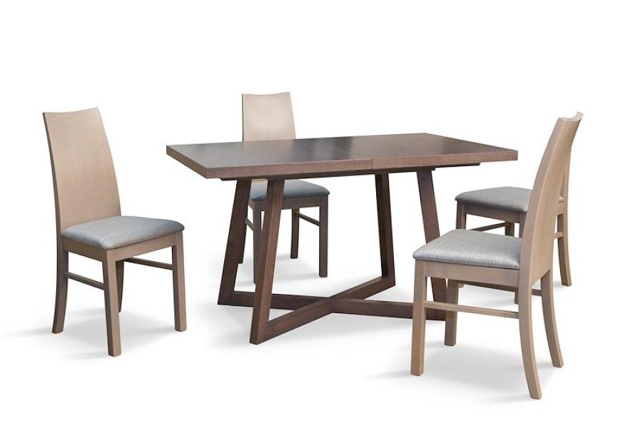 Maxima House - Brish Wood Top Extendable Dining Table