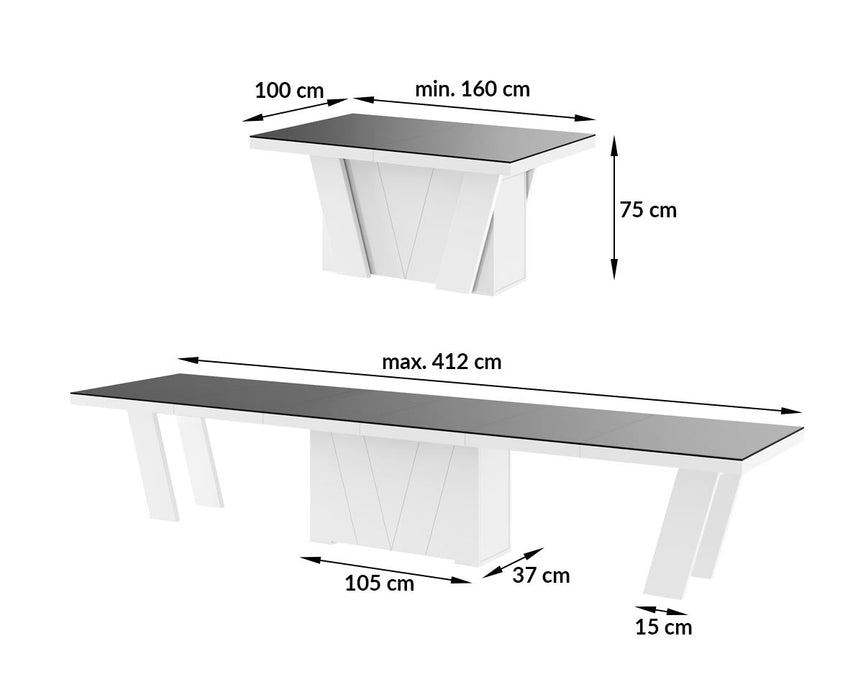 Maxima House - Aleta Extendable Dining Table