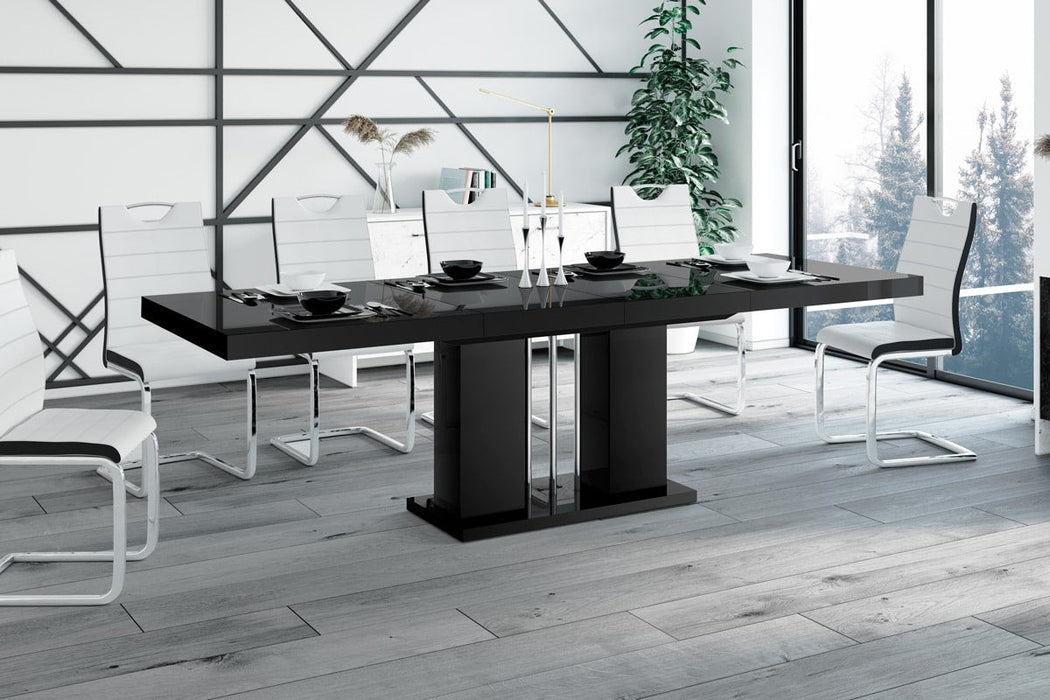 Maxima House - Nossa High Gloss Extendable Dining Table
