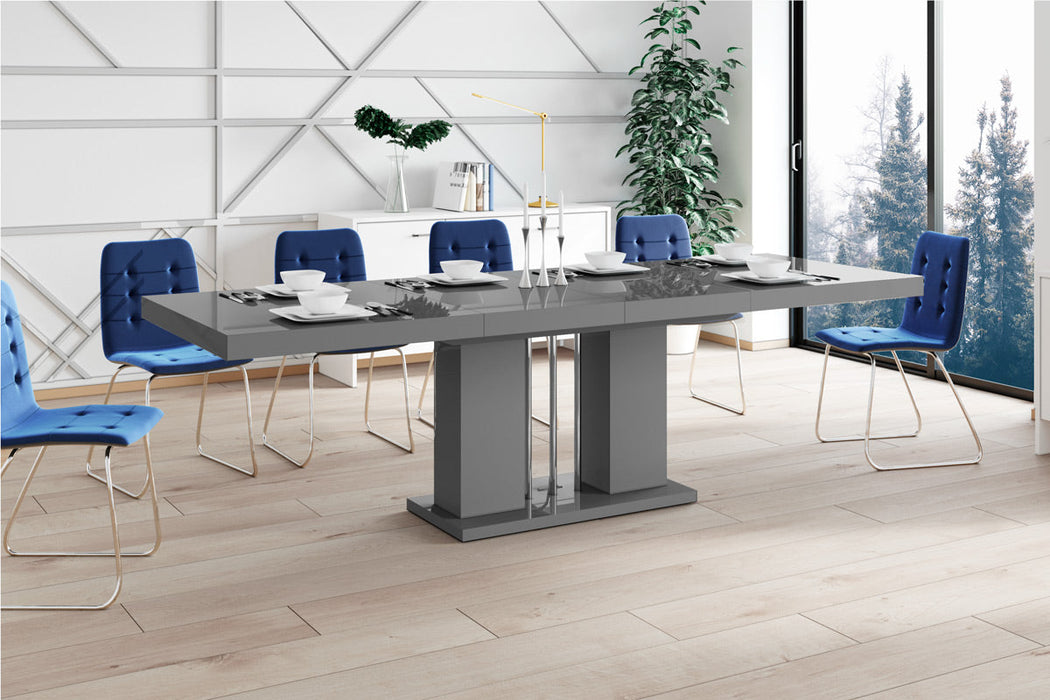 Maxima House - Nossa High Gloss Extendable Dining Table
