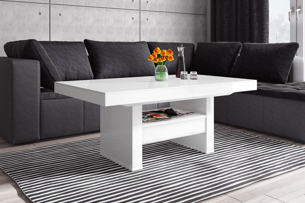 Lift Top Coffee Table AVERSA LUX with drawer