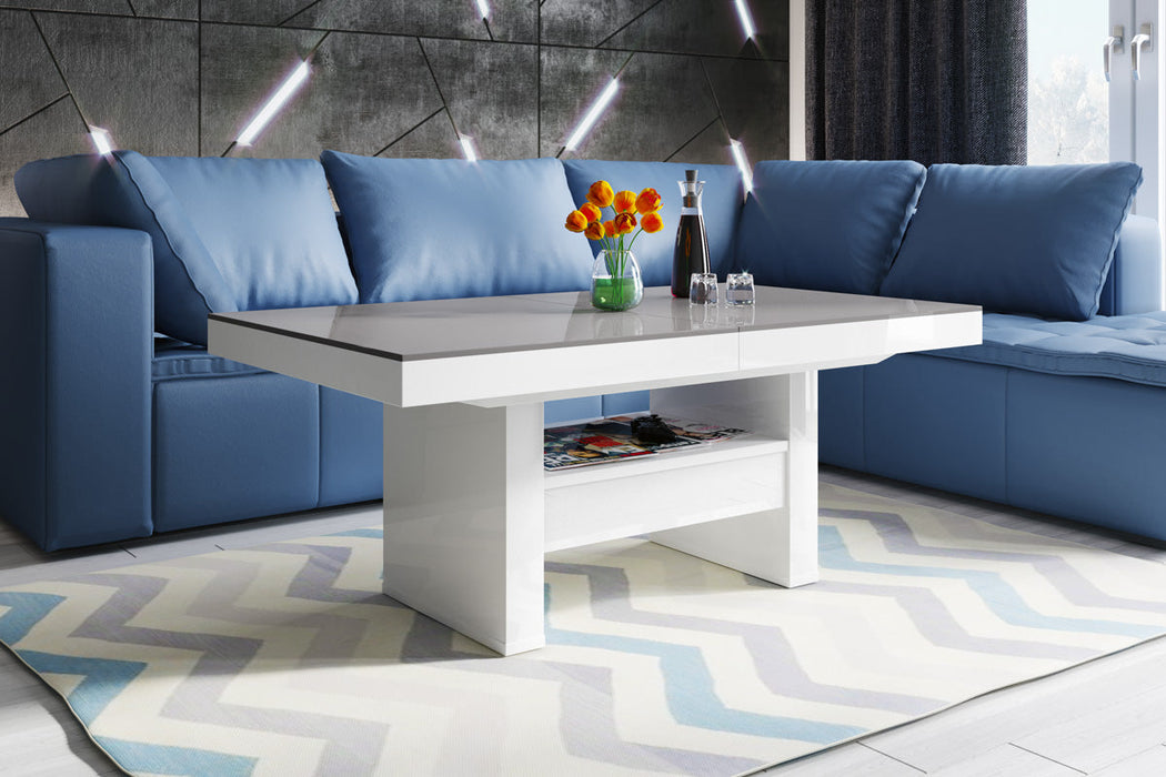 Lift Top Coffee Table AVERSA LUX with drawer