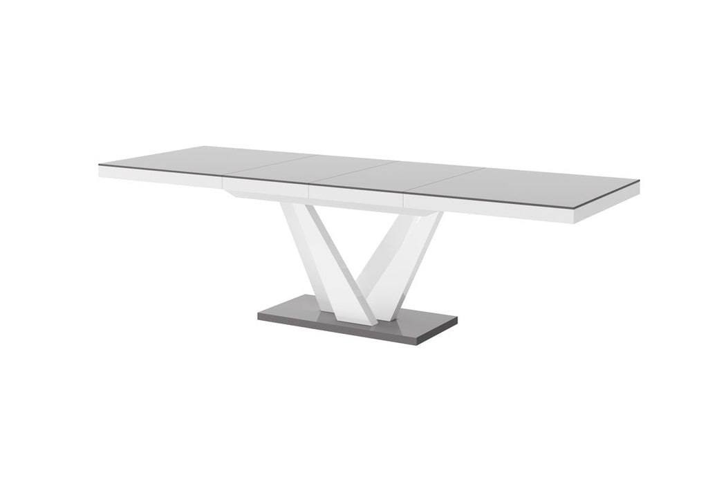 Maxima House Chara High Gloss Extendable Dining Table