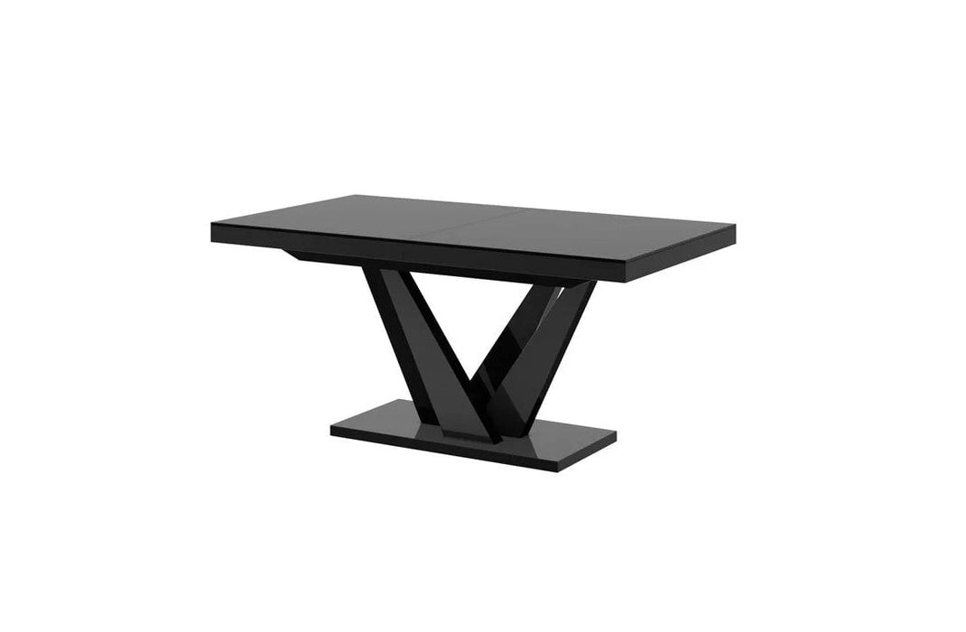 Maxima House Chara High Gloss Extendable Dining Table