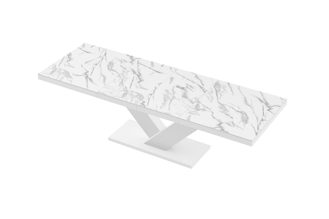 Maxima House - Victoria High Gloss Extendable Dining Table
