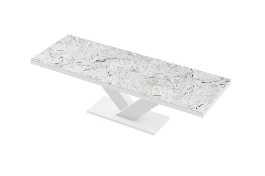 Maxima House - Victoria High Gloss Extendable Dining Table