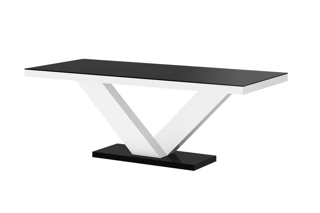 Maxima House - Victoria High Gloss Extendable Dining Table