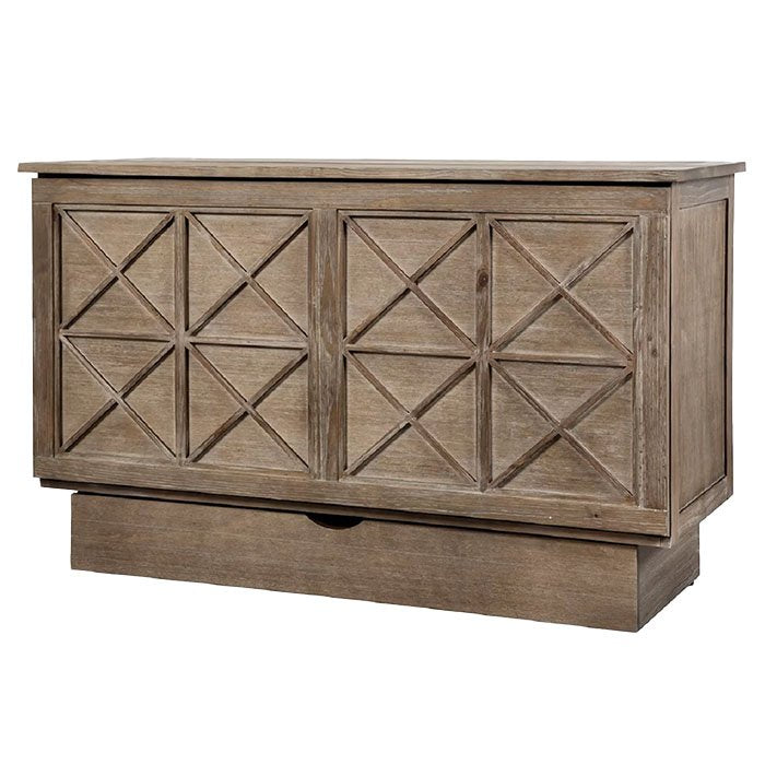 Essex Ash Creden-ZzZ Cabinet Bed, Size: Queen Essex Ash Creden-ZzZ Cabinet Bed, Size: Queen