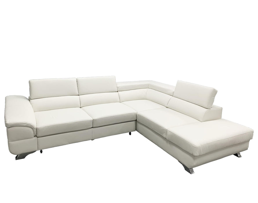 Maxima House - LAGOS Leather Sectional Sleeper Sofa