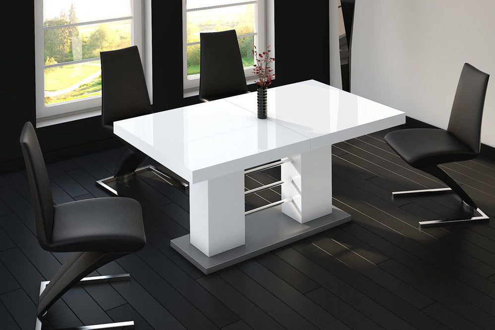 Maxima House - Linosa 2 High Gloss Extendable Dining Table