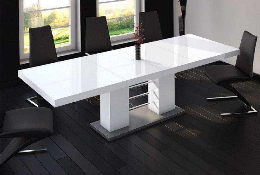 Maxima House - Linosa 2 High Gloss Extendable Dining Table