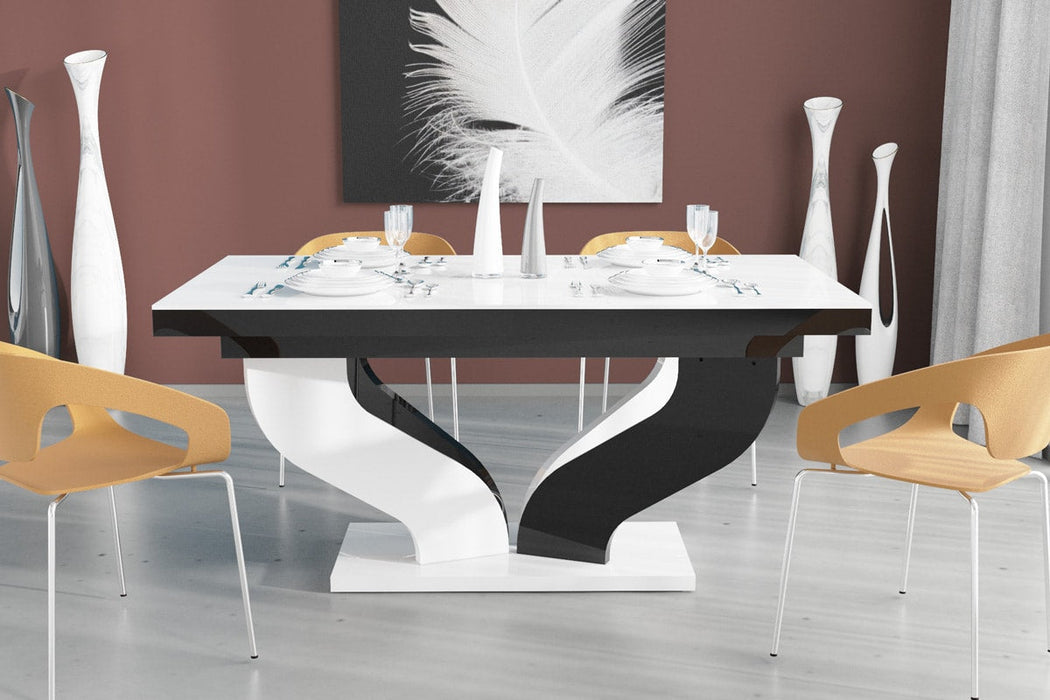 Maxima House - Viva High Gloss Extendable Dining Table